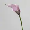 Flor Artificial Grande Lírio-Calla Lírio-Calla Único Material de Flor de Eva Nicho Flor Artificial Decoração Suave para Casa Sensação de Casamento Chinês Lírio-Calla