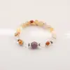 Pulsera Nueva de Cristal con Perlas Moda de Nicho Primavera y Verano 2025 La Más Fácil de Combinar Pulsera para Mujer Pulsera de Lujo Ligero de Alta Gama