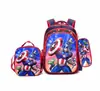 Venta al por mayor de fabricante juego de tres piezas de mochila escolar para estudiantes de primaria mochila de gran capacidad de 16 pulgadas, envío directo de una pieza mochila escolar de caparazón duro 3D