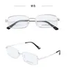 Aleación de Titanio con Memoria Marco de Gafas de Negocios de Moda Se Puede Montar para Miopía Presbicia Ultraligero Cómodo Lote Mixto Unisex