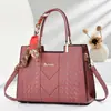 Bolsas de Exportación Taizhou para Mujer 2025 Nueva Moda Hilo Bordado Bolsa para Mamá Bolsa de Mujer de Gran Capacidad Bolso de Hombro Único Cruzado Dropshipping