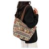 Bolso de Mujer de Nicho Estilo Étnico Bolso de Mujer Borla Primavera Nuevo Bolso de Hombro Bolso Tote 2025 Moda Gran Capacidad Color en Contraste