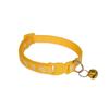 Collar Acolchado para Mascotas Collar para Perro Gato Huella Única Huella de Pata Collar con Campana Collar con Hebilla para Gato Collar Explosivo