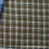Tela de crepé ligero teñida en hilo azul de primavera-verano en stock para ropa de mujer y niño, camisas, vestidos, tela a cuadros