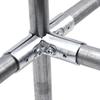 Conectores de Tubería de Acero Inoxidable Accesorios 6 Puntos Hebilla de Fijación para Estanque de Peces 25 Abrazaderas de Tubería sin Soldadura Cabezales de Conexión Conectores de Tubería Redonda