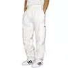 Pantalones casuales deportivos transfronterizos tobillo atado diseño personalizado multibolsillos encaje Verde Militar overol holgado para hombre