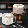 304 Aço Inoxidável Isolamento Grande Capacidade Cantina Artefato de Macarrão Instantâneo Tigela de Macarrão Instantâneo Dormitório Estudantes com Tampa Japonês