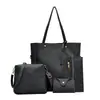 Bolso de Mujer de Cuatro Piezas con Patrón de Lichi Nuevo 2022 Bolso de Mano de Moda Simple Europeo y Americano Versátil Bolso de Mujer de Tendencia de Gran Capacidad
