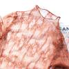 Camisa de encaje Super Fairy para mujer, nueva camisa de encaje de cuello medio alto, sexy, de malla hueca, de manga larga, para primavera y otoño