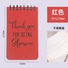 Caderno A7 Espiral Flip-Up Portátil Impermeável Papel Pedra Caderno Impermeável para Exterior Caderno Taquigrafia Transfronteiriço Mini Linha Horizontal Pp