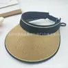 2026 Sombrero de Sol de Verano Nuevo Estilo para Deportes al Aire Libre para Mujer con Ala Ancha, Seda de Hielo Transpirable Estilo Coreano con Parte Superior Abierta