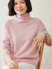 Novedad Otoño e Invierno 2026 Ropa de Punto de Cachemira para Mujer Ropa de Punto de Cuello Semialto Suéter Versátil de Cuello Alto