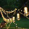 Cadena de luces LED impermeables para exteriores, para acampar, con forma de bola redonda grande, de colores, para tienda de campaña, luces decorativas, para puesto de mercado nocturno, cinturón