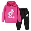 Conjunto de Dos Piezas con Sudadera con Capucha y Pantalones Largos, Ropa Infantil Transfronteriza Nueva para Primavera y Otoño, Conjunto de Algodón de Manga Larga para Bebé