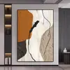 Pintura Decorativa Moderna de Entrada de Luxo Leve Mural para Parede de Fundo de Sofá na Sala de Estar Arte Abstrata Pintura Grande de Chão para Pendurar em Casa