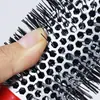 Pente Cilíndrico Vermelho, Pente de Rolo Fofo com Condução de Ar e Calor, Pente para Patas, Pente de Rolo Redondo, Pente para Cachear, Pente para Modelar, Pente para Cachear Resistente ao Calor