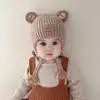 Touca de Bebê para Recém-Nascidos no Outono e Inverno, Fofa e Adorável para Meninos e Meninas, Quente Touca de Inverno para Crianças com Proteção para Orelhas para Meninas