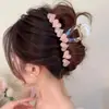 Pinza Grande para el Cabello con Alto Volumen, Aspecto de Alta Gama, Pinza para el Cabello con Moño Mediano, Pinza Grande Acrílica Sencilla, Accesorio para el Cabello para Mujer