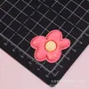 Tamanhos médio e grande, acessórios de cabelo florais multicoloridos irregulares, elásticos de cabelo, presilhas de cabelo, materiais DIY feitos à mão, acessórios de resina, capas de celular