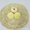 Flor Artificial Popular de Dente-de-Leão de Cabeça Única com Bola de Espinhos Transfronteiriça para Decoração de Casa, Buquê de Casamento, Arranjo de Flores, Parede de Flores, Flores Artificiais Atacado