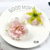 Flores de Simulação Cabeças de Flor de Lótus Peônia Cabeças de Flor para Lanterna de Festival de Meio Outono DIY Adereços de Acessórios para Cabelo Enfeites Pequenos para Fotografia de Casa