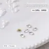 Accesorios al por mayor para Nail Art Diamante Transparente de Fondo Puntiagudo Super Flash Gran Corazón Torcido Hacha Gota de Agua Cuadrado Gordo Mariposa Diamante Blanco Accesorios para Uñas