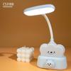 Lámpara de escritorio LED plegable para aprendizaje y lectura, regalo de actividad, con diseño de dibujos animados, carga USB, protección ocular, para estudiantes y niños, lámpara de noche