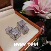 Joyas: Aretes de Flor de Ámbar de Forma Irregular, Piedra Preciosa Floral Brillante, Set de Pulsera de Flor de Encaje de Alta Gama para Banquetes