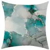 Funda de almohada de lino con pétalos de acuarela nueva Temu Amazon Transfronterizo Cojín decorativo para sofá Etiquetado y Dropshipping