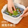 Cesta Escurridora de Doble Capa, Herramienta de Cocina Multifuncional para Lavar Verduras y Frutas, Cesta para Verduras Doméstica, Cesta para Frutas, Cesta de Almacenamiento
