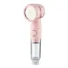 Filtro de Belleza para Viaje Cabezal de Ducha Portátil Potenciador Salida de Agua Boquilla de Cabezal de Ducha de Viaje Presurizado Manual Tres Velocidades Salida de Agua Cabezal de Ducha