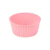 Molde de silicona redondo pequeño para tartas, pudín de gelatina, reutilizable, de 8 cm, para muffins redondos.