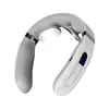 Masajeador de columna cervical Meilan, masajeador de cuello con función de calentamiento, protector de cuello multifuncional con pulsos para uso doméstico, ajustable a múltiples configuraciones