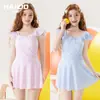 Nuevo Traje de Baño de Verano 2026 para Niñas, Color Sólido, de una Pieza para Niñas, Estudiantes de Secundaria y Niños Mayores, en Stock al por Mayor