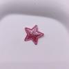 Pó de ouro ultrassônico estrela de cinco pontas diy acessórios de cabelo feitos à mão acessórios para tecido de roupa materiais de joias de estrela