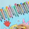 Set de Rotuladores de Acuarela Watermelon Taro para Niños 12/24/36 Colores Guardería Pinceles para Bebés Seguro Lavable Hecho a Mano