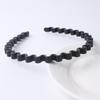 Moda Cabelo Prensado Masculino Esportes Headband Simples Onda Traseira Cabeça Preto Denteado Onda Feminino Acessórios Para Cabelo Facial