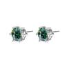 Brincos de prata esterlina S925 com diamantes Mosan e seis garras, joia elegante e simples de moissanita para presente, Live Supply