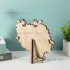 Guirnalda de Corazones de Madera para el Día de la Madre Adornos de Letras Decoración de Guirnalda Cortada con Láser Creativa Manualidades de Corazones