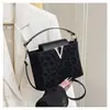 Bolsas de Mujer Transfronterizas 2025 Estilo Nuevo Bolso de Mano Simple en Forma de V Bolso de Mujer Moda Ins Versátil Bolso de Hombro Único Cruzado