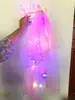 Brinquedos Brilhantes Atacado para Feira Noturna, Tiara Guirlanda de Penas Brilhantes, Luz para Sessão de Fotos Super Fada Celebridade da Internet, Véu de Noiva, Tiara de Luz Quente