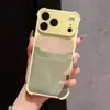 Aplicável à Capa de Celular Apple 17ProMax Textura de Tecido Camada Dupla Porta-Cartões iPhone16 Toque de Alto Padrão Capa Protetora à Prova de Queda