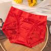 Ropa interior femenina de encaje jacquard fina y transpirable para verano, contorno de espalda, sexy, ligeramente transparente, de cintura media, sin costuras, tipo faja