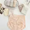 Nova calcinha feminina sem costura de alta elasticidade, ajuste elástico às curvas, cintura alta, controle da barriga, levantamento do bumbum, antibacteriana, respirável, calcinha feminina