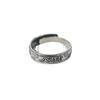 Bafang Laicai Anillo Antiguo Francés para Hombre y Mujer Vintage Estilo Nacional de Gama Alta Año del Dragón Anillo Ajustable Moda Nacional