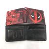 Cartera Corta de Deadpool Mercancía de Marvel Superhéroe de los Vengadores Billetera de Monedas de PU
