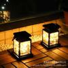 Luces solares transfronterizas de Amazon para palacio, luces de viento retro, paisaje, jardín, patio, exterior, LED de pared con estrellas