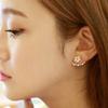 Pendientes Colgantes Florales Lindos de Lujo Accesibles Personalizados para Mujer Estilo Coreano Simples Elegantes Pendientes de Aguja de Plata S925 Pendientes