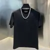 Nova Roupa Masculina Clássica Tendência ins 2026 Verão Versátil Gola Redonda Manga Curta Moda Alta Qualidade Camiseta Masculina Manga Meia