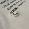 Corea del Sur Dongdaemun Anillo Sencillo de Plata de Ley 925 Anillo Abierto Viento Frío Dedo Índice de Mujer No Puedo Dejarlo Anillo de Cola de Color Joyería